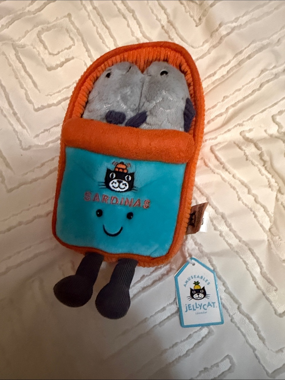 Jellycat Sardine Tin NWT